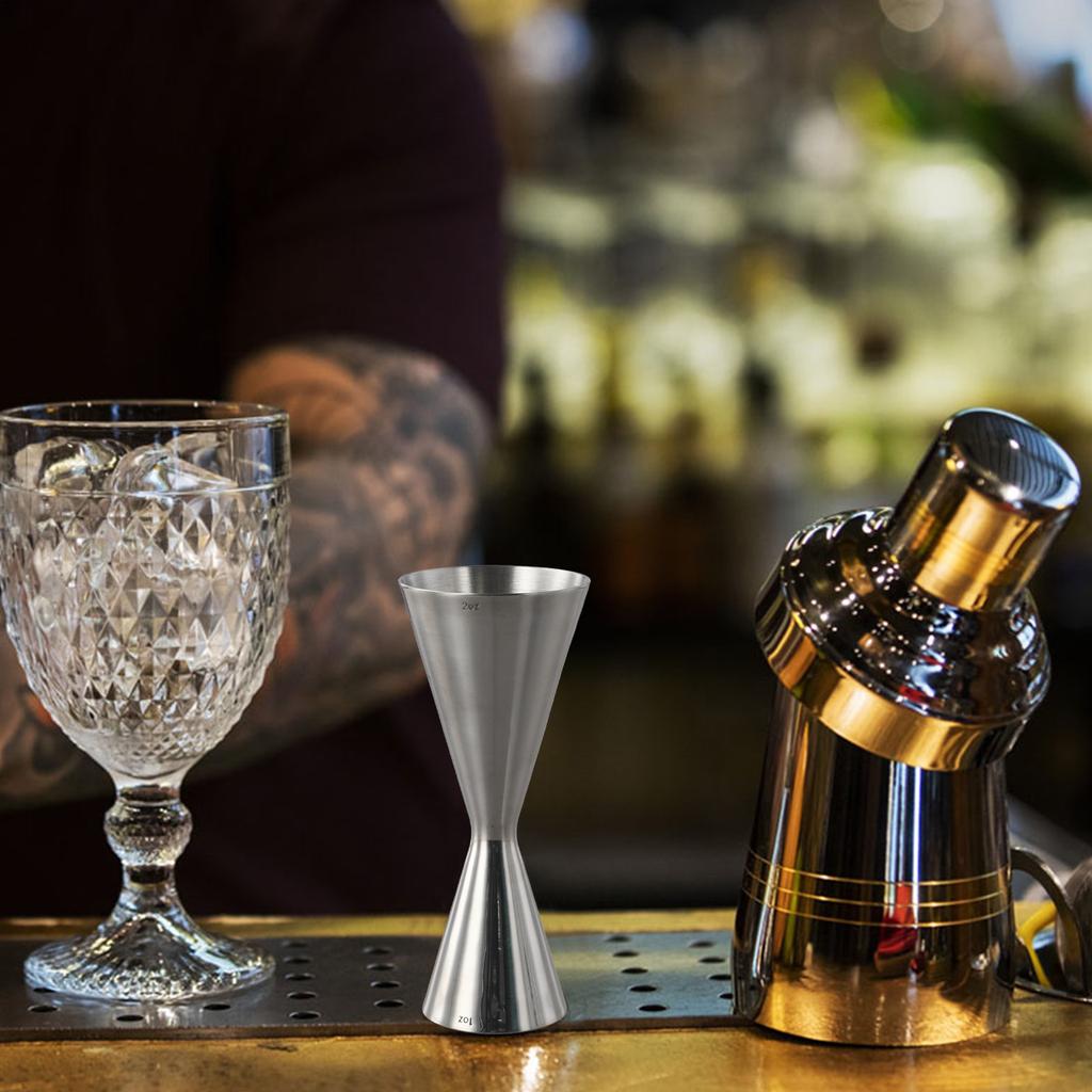 Double Shot Jigger Various Measurement Sizes Cocktail Jigger Versatile Drinkware High-Grade Material Dual Measurement Capability