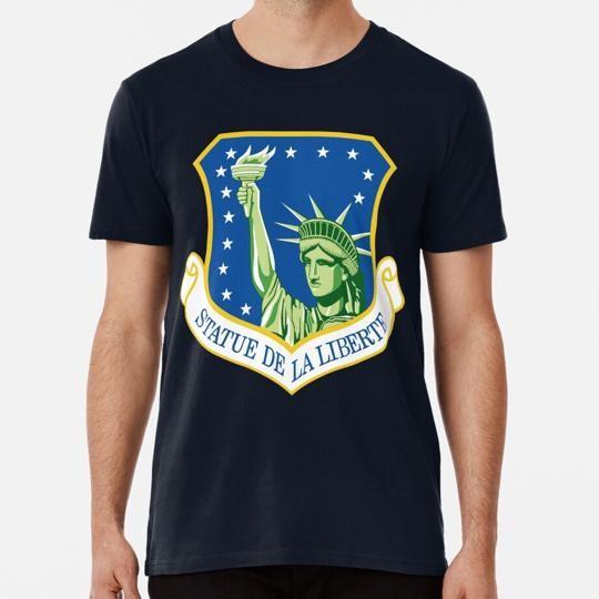 48-е истребительное крыло Статуя Свободы Военно-воздушные силы США S-5XL США Футболка 3XL