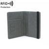 RFID-Blocking PU Leather Passport Holder: Chic, Multifunctional Travel Document Case