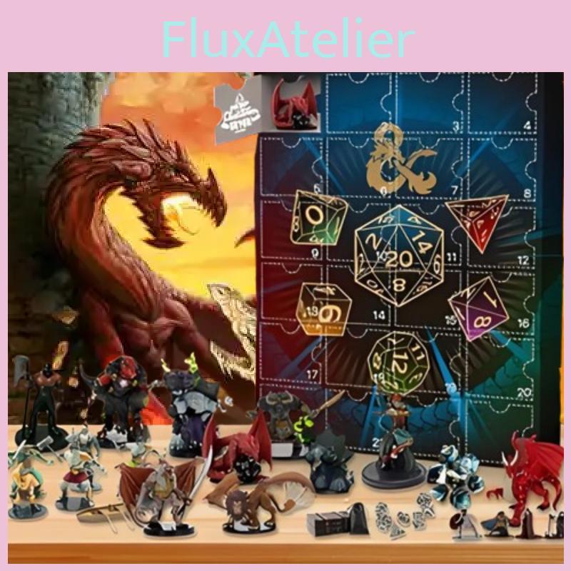 Dragons And Dungeons 24 Gifts Advent Calendar Blind Box Toy Figures Decorative