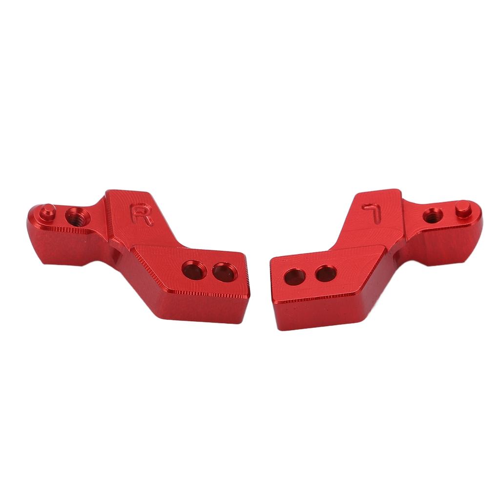 2pcs Front Bumper Mounts Aluminum Alloy Lightweight Front Fixing Seats with Screws Wrench for   SCX24 1Celsius24 RC Car