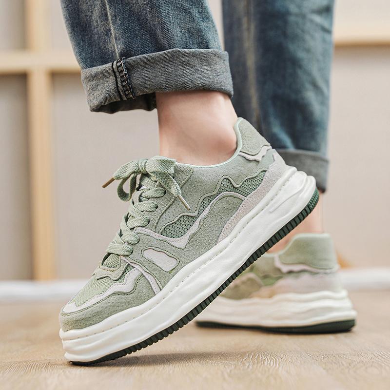 Modische vulkanisierte Sneaker Herren Neue Freizeitschuhe Streetstyle Sport Walking Canvas-Sneaker für Herren Punk Bequeme Herren-Sneaker