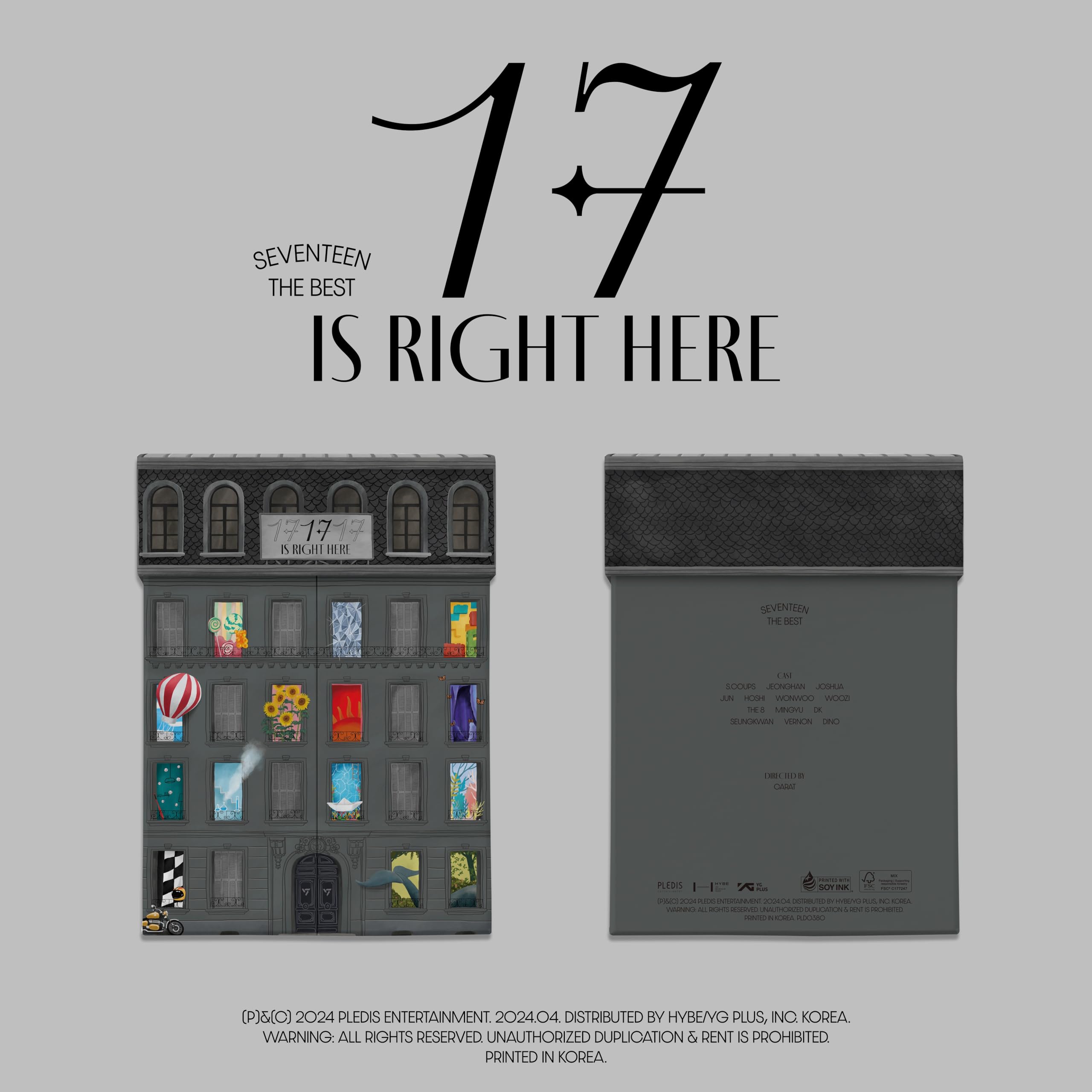 

bonus SEVENTEEN BEST ALBUM IS RIGHT HEAR entry card for offline events [Manufacturer s included] 17 HERE Ver. (Imported version) (Bonus Raffle