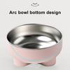 Pet Bowl Non-slip Detachable Double Bowls Dogs Cats Easy to Use No