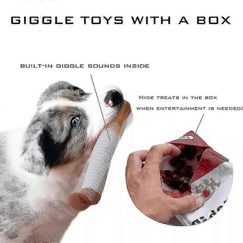 Quietschendes Zigarren-Hundespielzeug für interaktives Spielen und Kichern