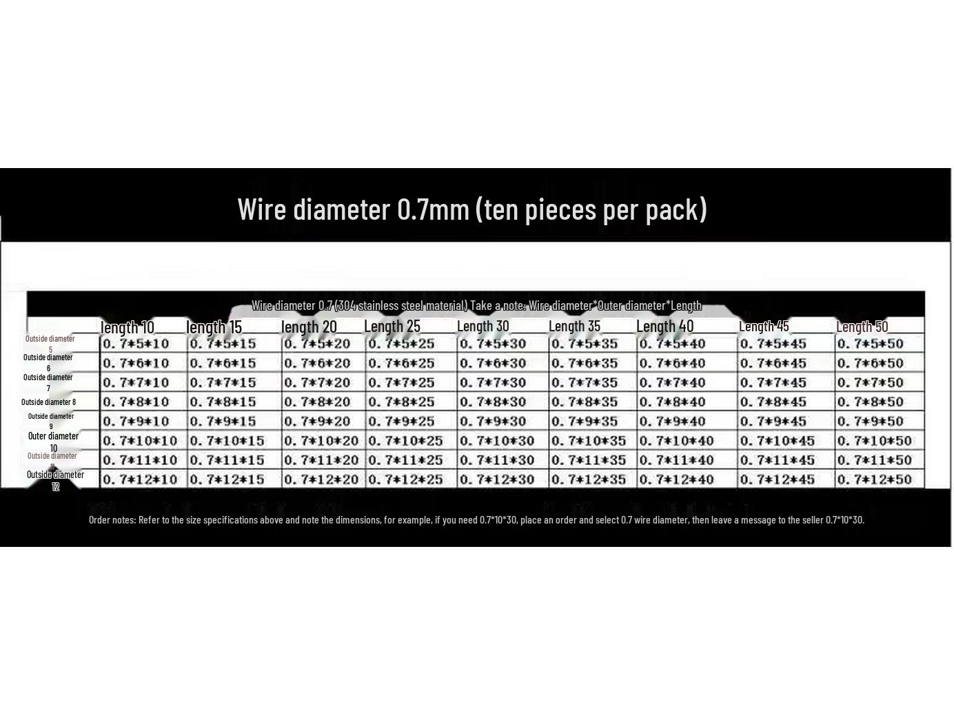 304 Stainless Steel Small Compression Spring