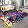 Pokemon Card Pikachu Charizard Print Playful Rug Vibrant Gaming Mat for Living Room Bedroom Sofa Area Home Decor Doormat