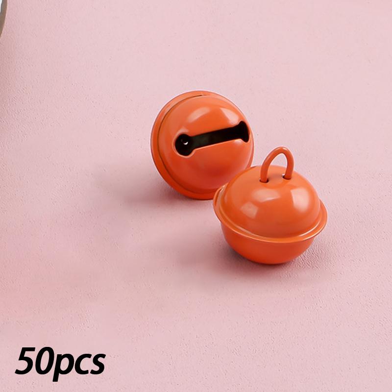 Clochettes Colorées 14/18/22mm Petit Pendentif Accessoires Porte-clés DIY Clochettes Rondes pour Animaux (50 pièces)