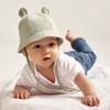 Korean Baby Bucket Hat Cotton Boys Girls Sunhat Cute Baby Bear Ear Hat  Toddler