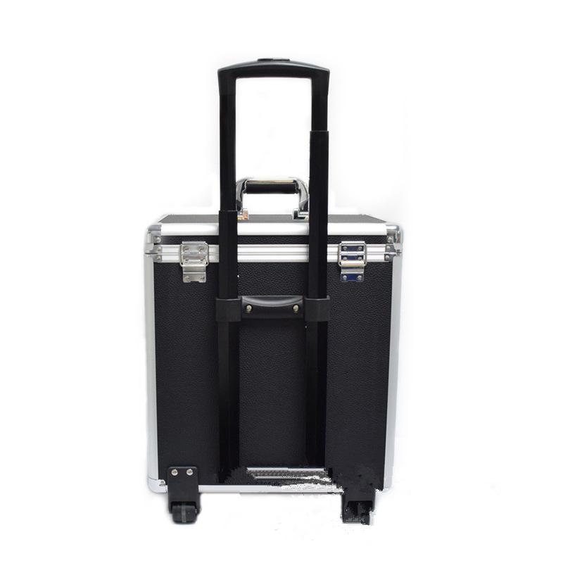 High Quality Portable Jewelry Storage Trolley Box Large Capacity Drawer Type Multi-layer Wheeled Jewelry Luggage Luggage Box