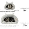 New Style Winter Cat & Dog Bed with Slipper Ears Solid Plush Fabric Breathable & Comfortable Pet House