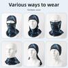 UV Protection Full Face Sun Mask Cooling Balaclava Breathable Headwear Uses For Cycling Motorcycle Outdoor Sports