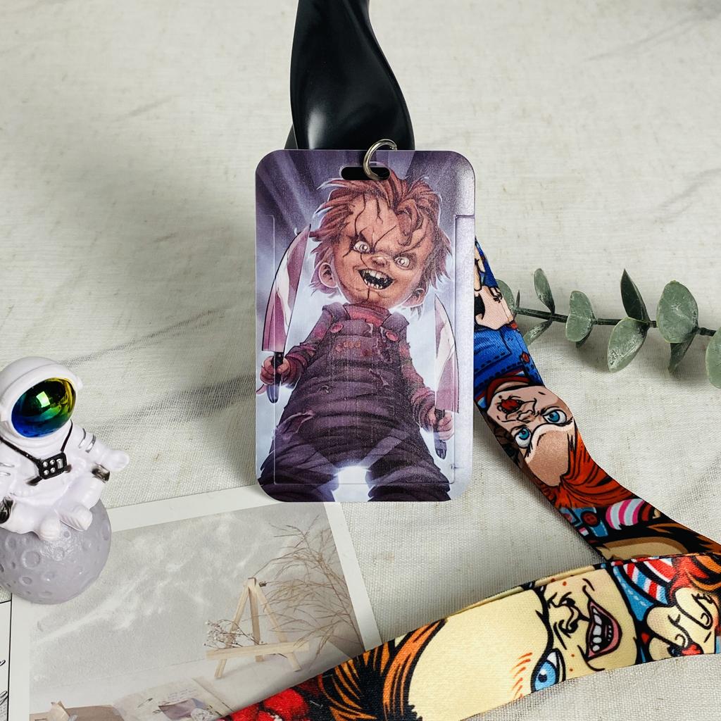 Cordones para Llavero de Anime Portapase de Insignia Tarjeta de Crédito ID Cuerda para Colgar Lariat Cordón para Llaves Accesorios de Anime Regalos Halloween