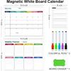 Magnetic Dry Erase Fridge Calendar Whiteboard Set,3 Pack 14.6" x 11" Reble Refrigerator Calendar for Fridge & Wall-Monthly, Weekly,Daily Planners