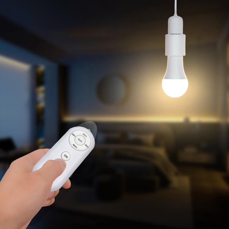 E27 LED Lampensockel mit drahtloser Fernbedienung Smart-Timer AC85-265V Glühbirnenhalter Fassung Adapter Konverter Einstellbar