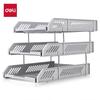 Deli 9209 3-Tier Stackable File Organizer (3-Pack)