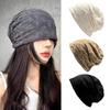 Hair Care Beanie Hat Slouchy Hat Hijab Turban Cap Big Head Night Sleep Cap  Spring Autumn