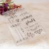 Transparent Silicone Stamp Wedding Clear Stamp Scrapbooking Supplies for Journal Photo Album Card Making Decorations