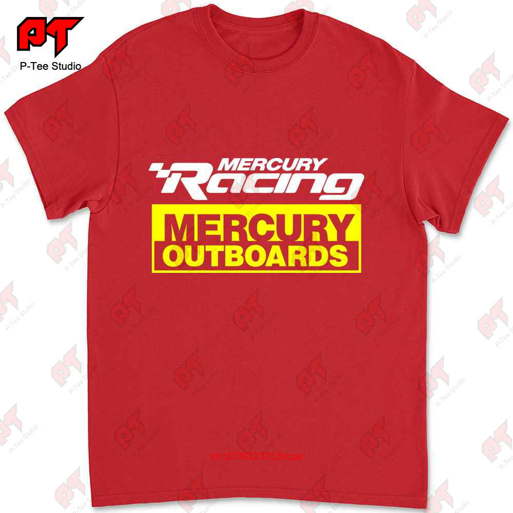 New Mercury Racing Outboards Logo Powersports T Shirt MO7W S
