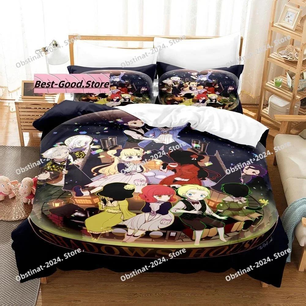 SHADOWS HOUSE Bedding Set Single Twin Full Queen King Size Bed Set Aldult Kid Bedroom 3D Anime bed set bed linen