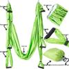 Aerial Yoga Hammock with 6 Handles and Stretch Band for Home Fitness