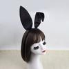 1/4Pcs Women's Bunnies Costume Accessories Set Rabbit Ears Headband Bowtie Collar Cuffs Rabbit Tail for Easter Party