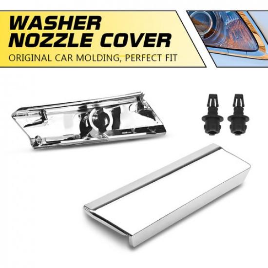 L&R Car Headlight Washer Cover Chrome Nozzle For 2006-2011 LEXUS GS300 GS350 EOA