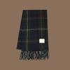 Men's Winter Unisex Plaid Shawl - Korean Style Versatile & Warm Scarf for Students & Couples