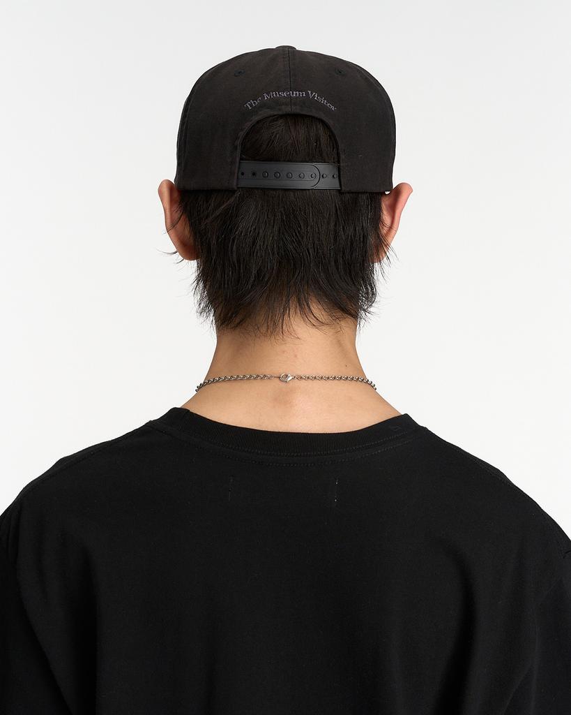 THEMUSEUMVISITOR Love In Washed Ball Cap (Black)
