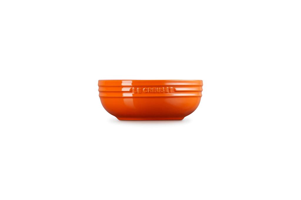 Le Creuset Dish Deep Plate 13cm Orange Heat Resistant Cold Resistant Microwave Oven Dishwasher Safe Oven Plate Heat Resistant Official [Japanese