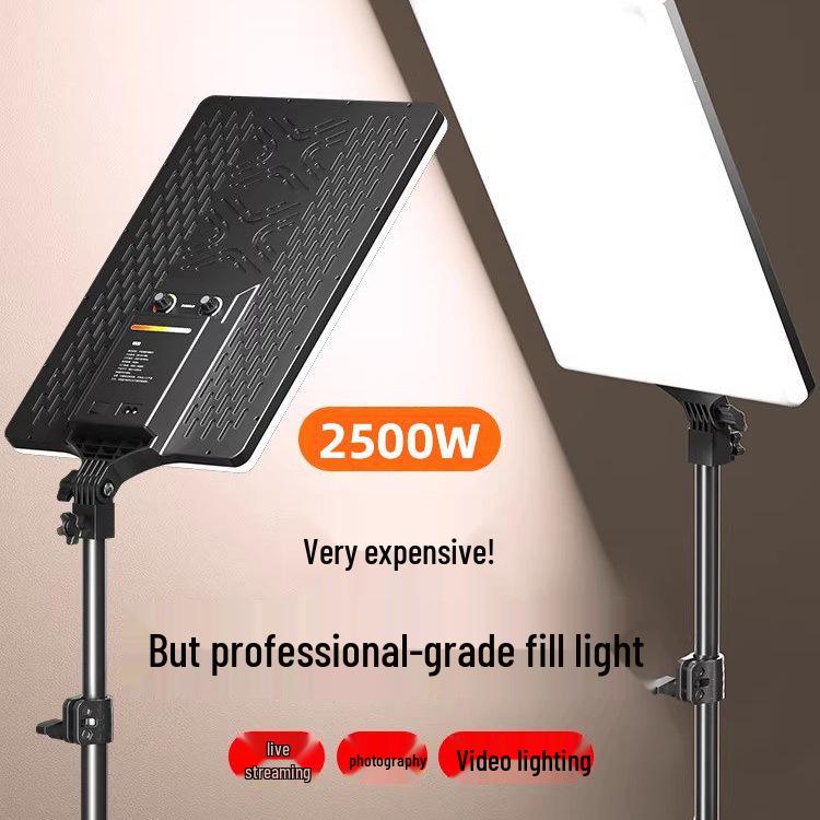 Professional LED Fill Light for Streaming, Broadcasting, Photography, and Beauty Enhancement