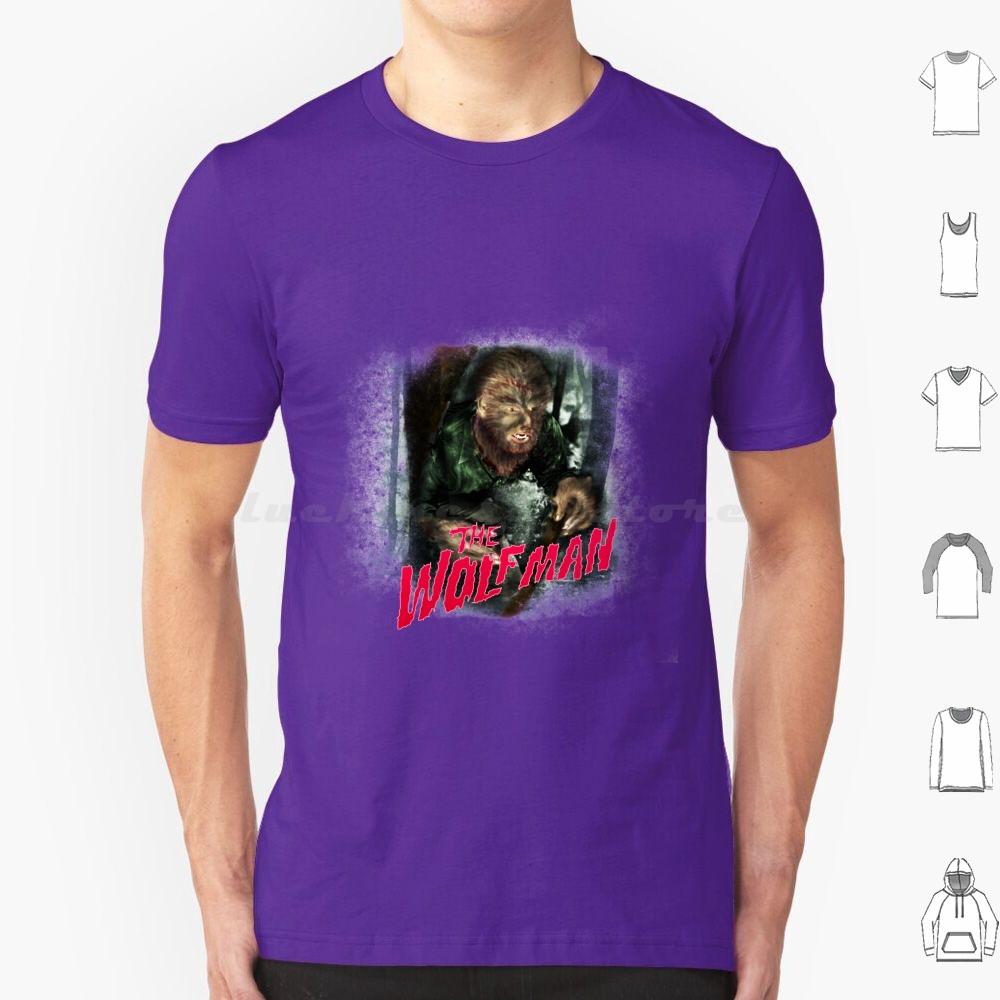 The Wolfman 1941 T Shirt Men Women Kids 6xl Horror Fan Wolf Halloween 1941 Classic Movies Werewolf Monster Wolfman Horror