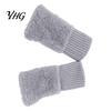 Winter Warm Fleece Lined Mittens 1 Pair Fingerless Gloves, Half Finger Mittens, Ladies Gloves Soft Fuzzy Thermal for Driving Writing Typing Flip Top