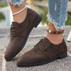 British Casual Business Shoes 2025 New Korean Version Trend Matte Shoes