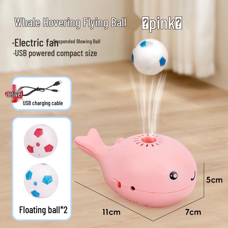 Whale Electric Floating Ball Cat Teaser Toy for Self-Entertainment and Exercise