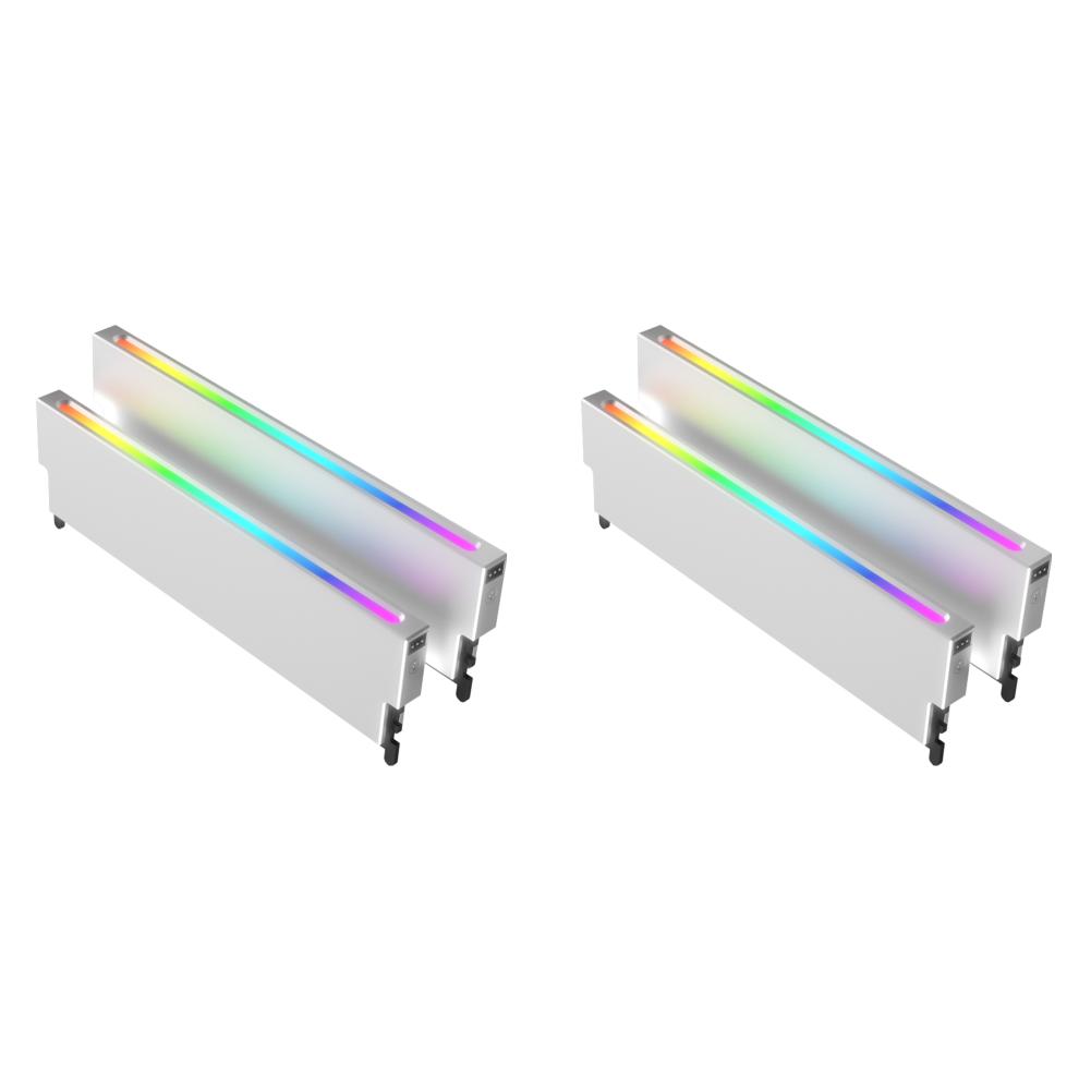 5V-3PIN ARGB RAM Heatsink Heat Spreader Cooler Memory Cooling Vest DDR3 DDR4 DDR5 Memory Module Heatsink for Desktop Computer PC