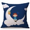 Muslim Child Celebrate Eid Ramadan Necessary Decorative Throw Pillow Case Children Like Room Cartoon Sofa Cushion Cover Cojines