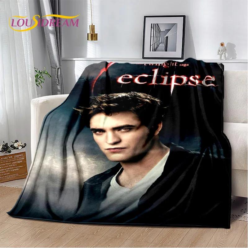 

Twilight Saga Series Edward Bella Movie Soft Blanket,Soft Throw Blanket for Home Bedroom Bed Sofa Picnic Travel Cover Child Gift 75x90cm