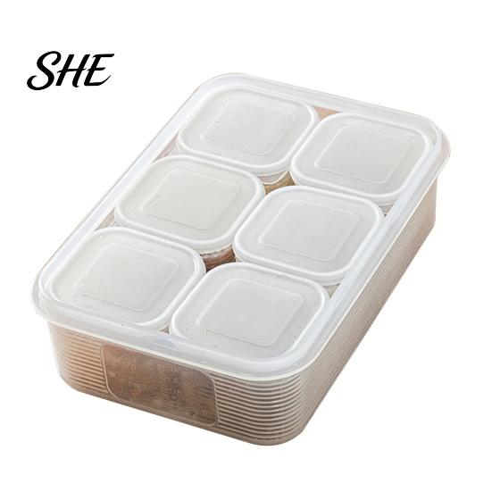 Leak Resistant Freezer Box Soup Packaging Box, with Sealed Lids, Food-Grade PP And Stackable Containers Microwave Safe Containers, Leak-Proof Storage 1 Set