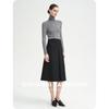 Giovanni Valentino Pleated A-Line Midi Skirt