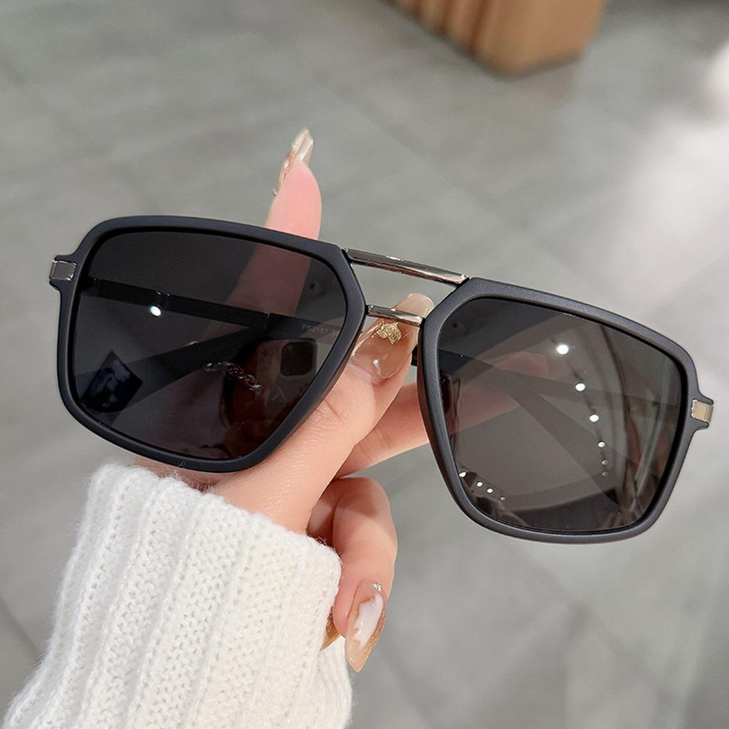 

Tr90 Frame Sunglasses Metal Square Sun Glasses Metal Frame Eyeglasses Stylish For Driving Daily Goggles Travel Eyewear