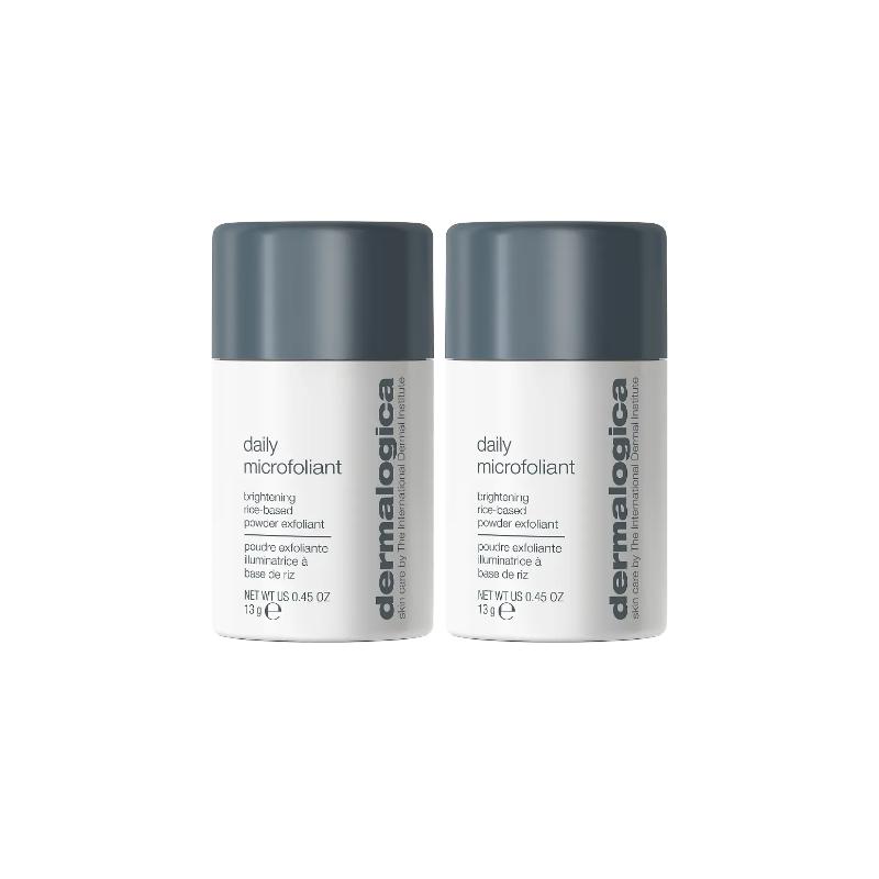 [Dermalogica] Daily Microfoliant Enzyme Powder (13g) - 2PCS Set | Advanced Skin-Surface Exfoliating & Radiance Rice-Based Cleanser