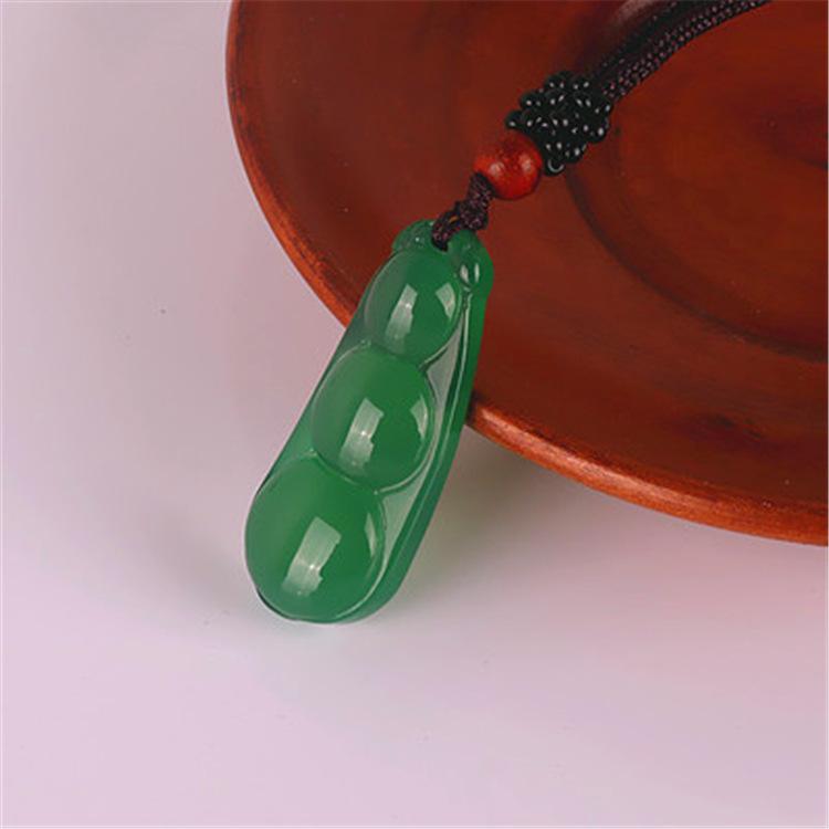 Кулон Гуаньинь Будда Бренд Wushi Стиль Стручковая Фасоль Многоцепочечное ожерелье 50CM