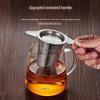 Stainless Steel Double-Ear Conical Tea Infuser & Strainer