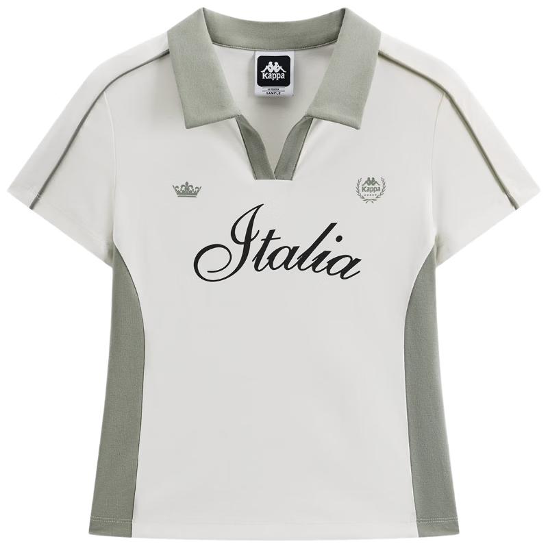 Kappa Women's 2026 Retro Slim-Fit Polo T-Shirt