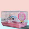 Portable Hamster Cage And Habitats, Travel Metal Mouse Cages , Hamster Habitat Rodent Gerbil Mice Rats Animal Critter Home Cage