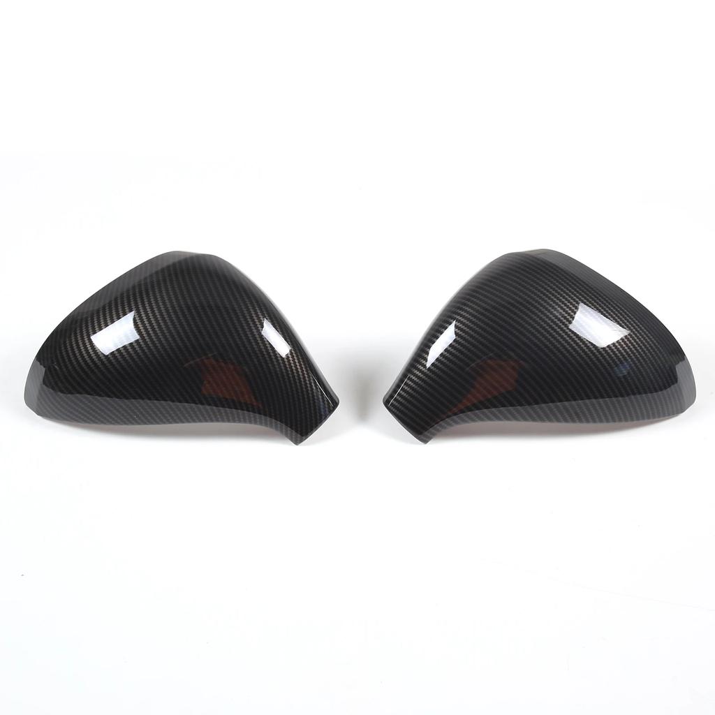 For Peugeot 207 308 2006-2014 ABS Carbon Fiber Style Car Side Door Rearview Mirror Cap Cover Trim Auto Exterior Accessories