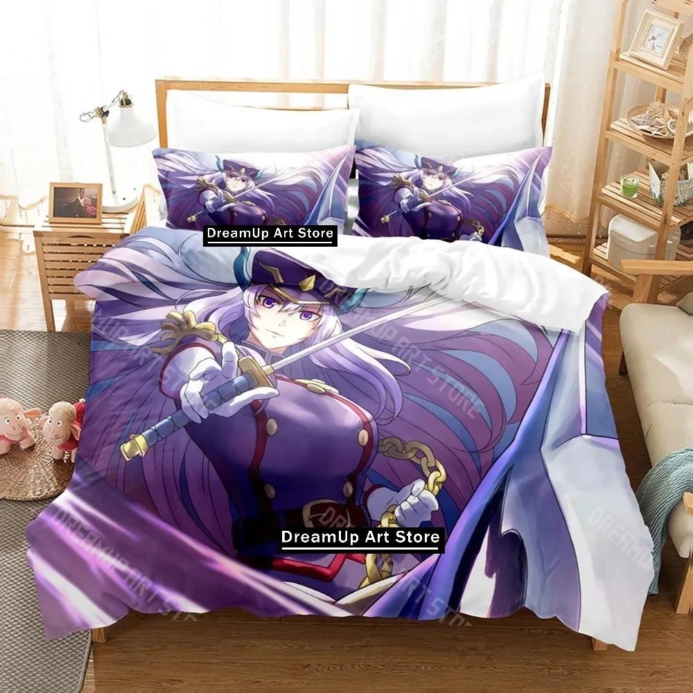 3D Print Chained Soldier Anime Bedding Set Single Twin Full Queen King Size Bed Set Adult Kid Bedroom Duvetcover Sets Anime Bed