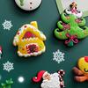 PVC Soft Rubber Fridge Magnets Christmas Decorative Gift Magnets Christmas & New Year Soft Magnetic Stickers