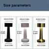 LED desk lamp retro bar touch dimming 3-color rechargeable dining table night light, used for bedroom desktop bar decoration